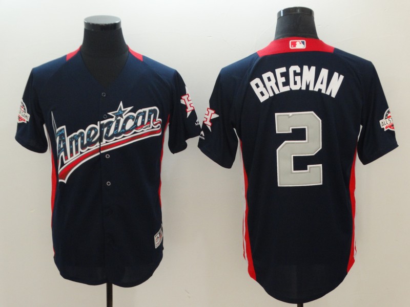 Men Houston Astros #2 Bregman 2018 MLB All Star  jerseys->->MLB Jersey